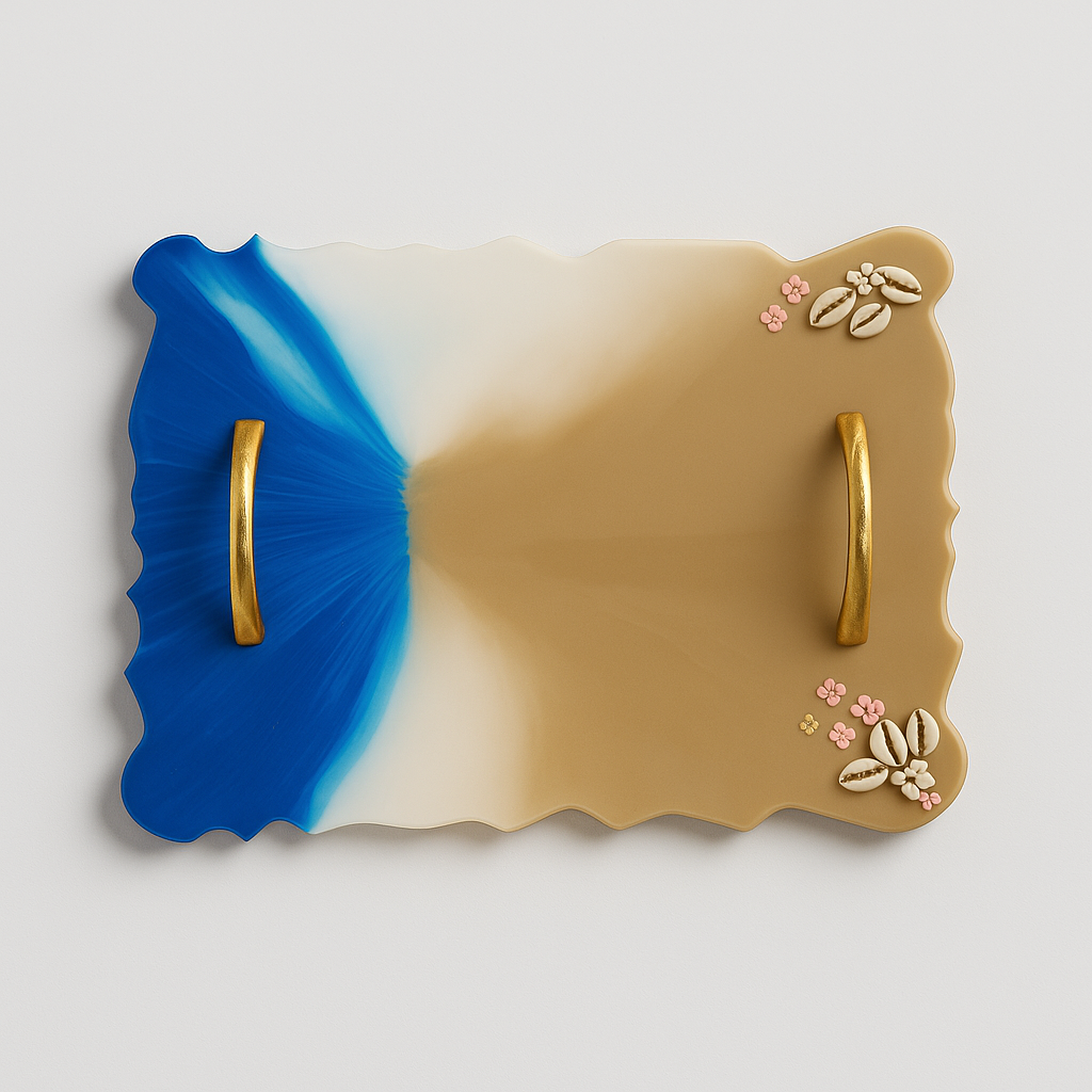 Beach Resin Tray