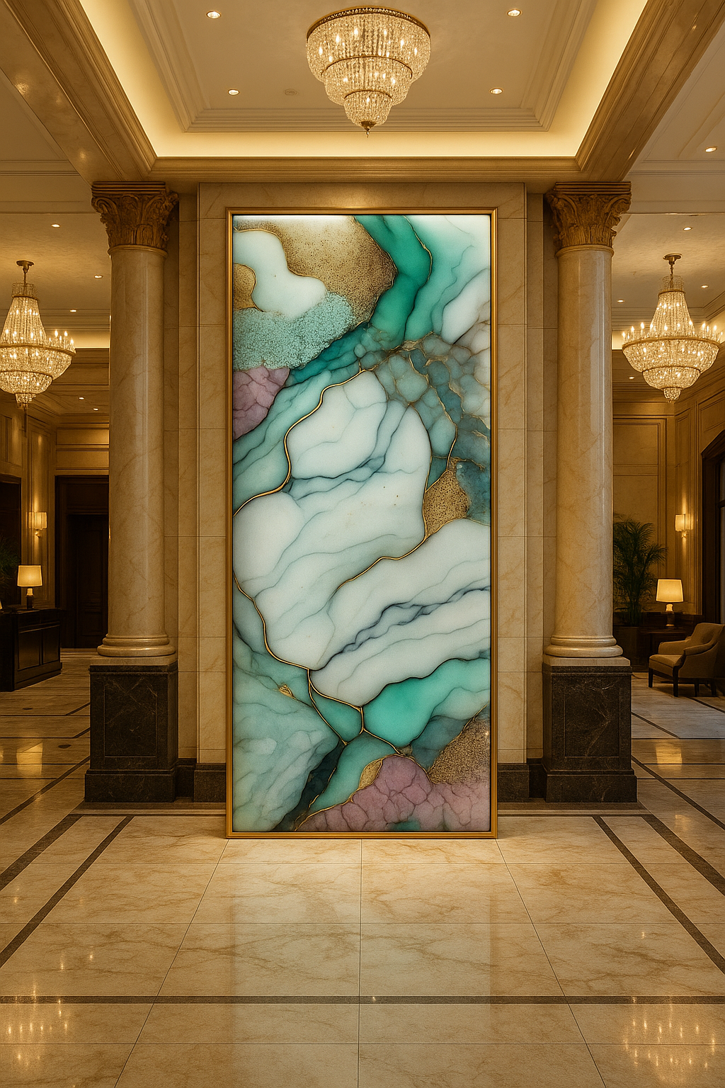 Crystal Shores- 4' x 2' Wall Panel
