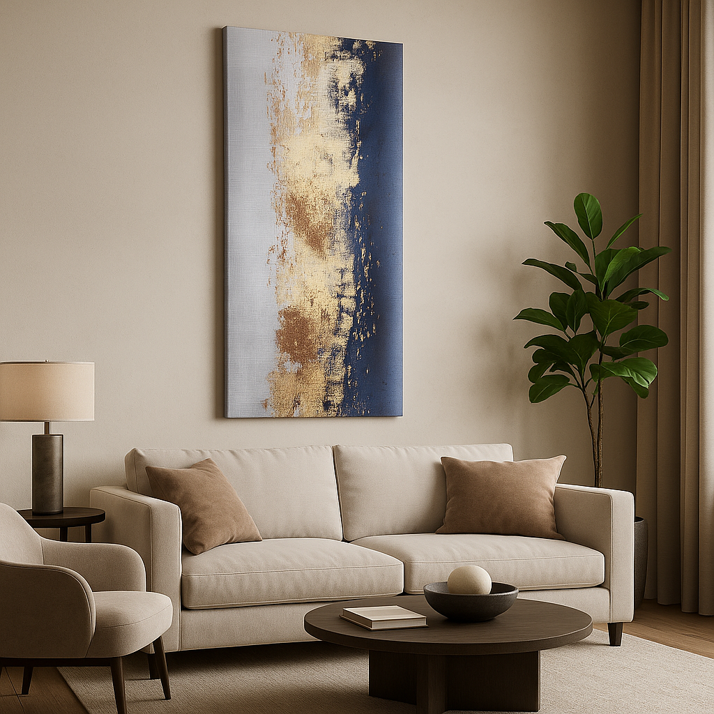 Midnight Gold- 4'x2' Wall Panel