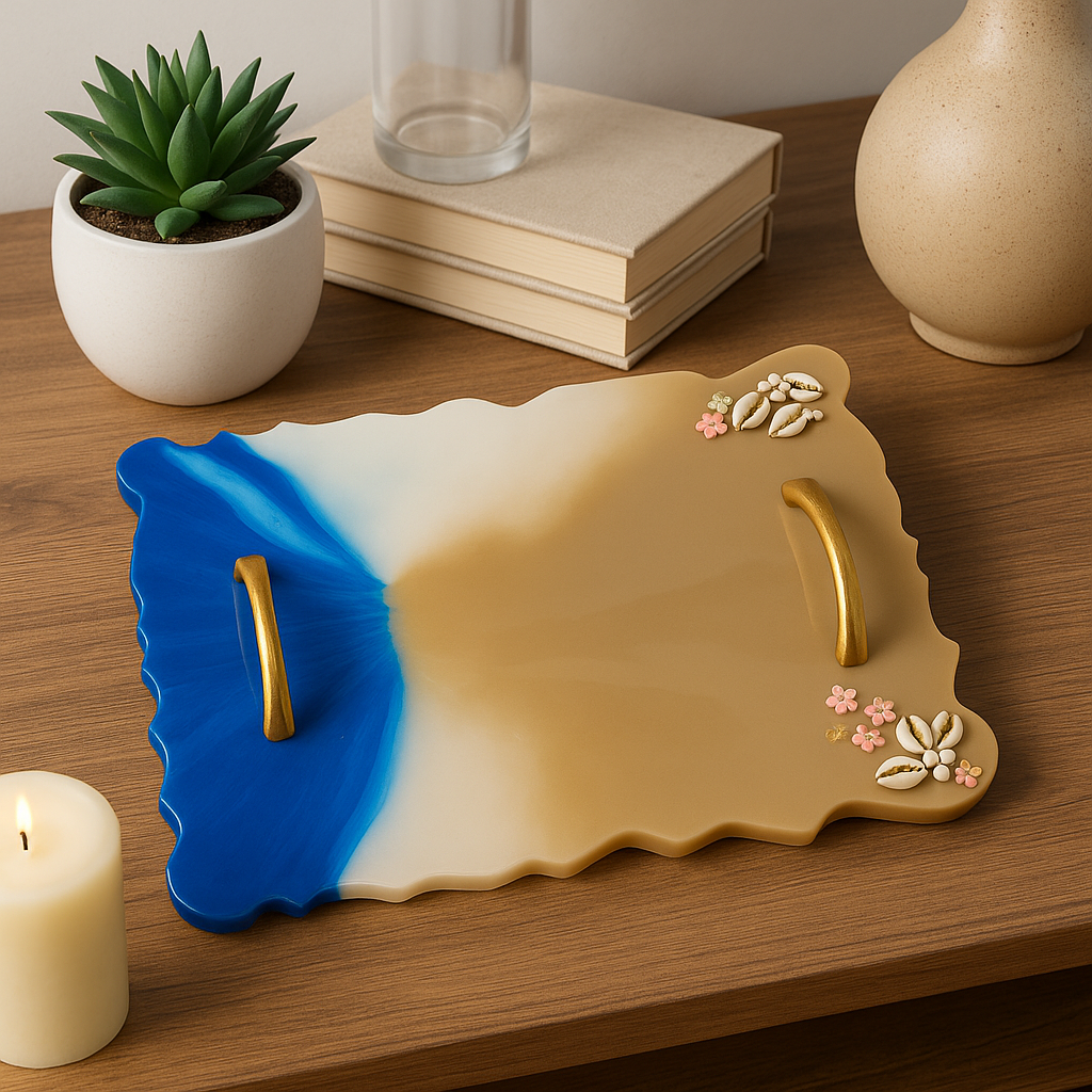 Beach Resin Tray