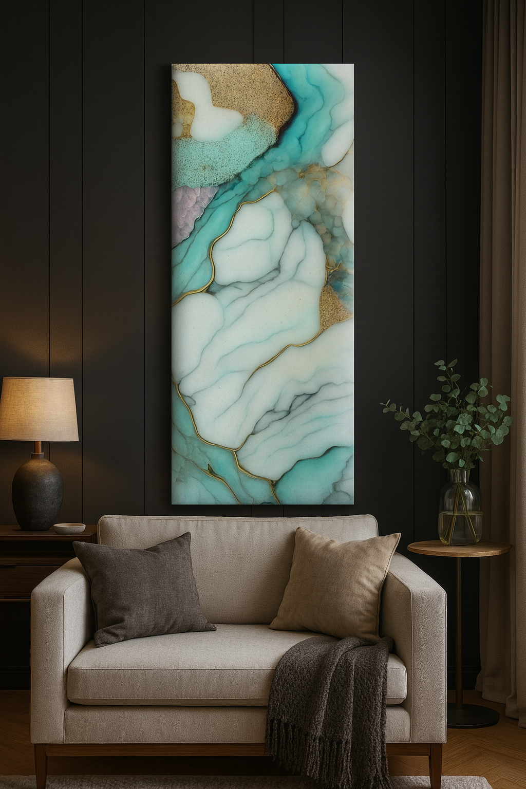 Crystal Shores- 4' x 2' Wall Panel