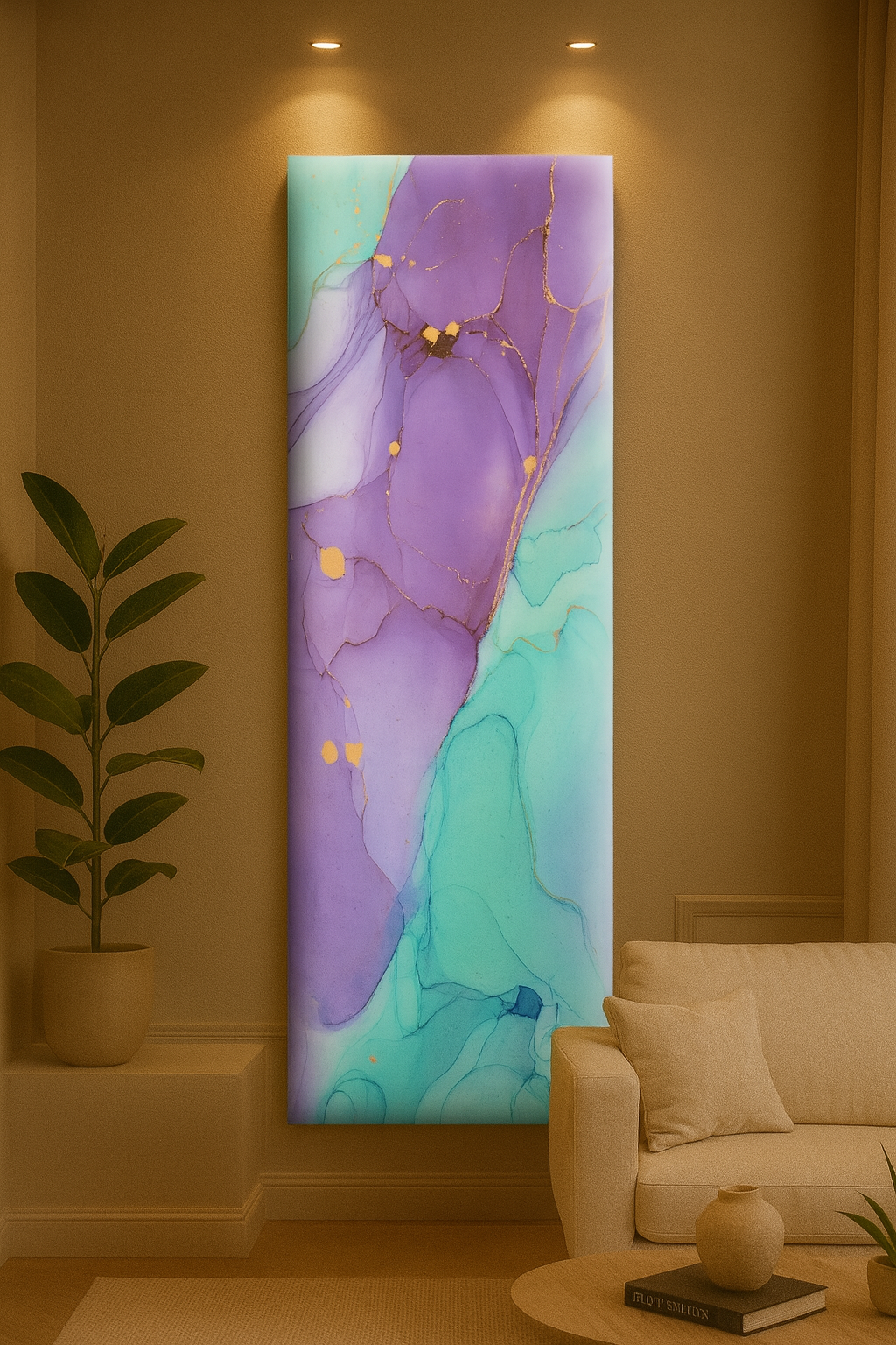 Lavender Drift- 4' x 2' Wall Panel