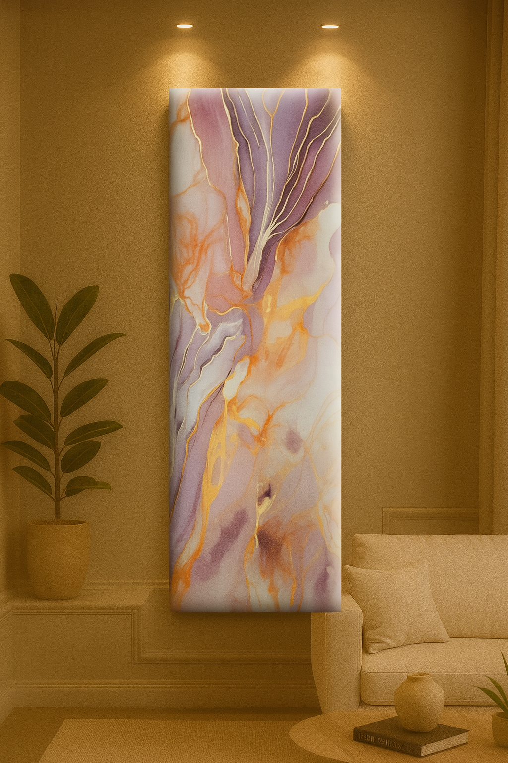Sunset Veins- 4'x2' Wall Panel