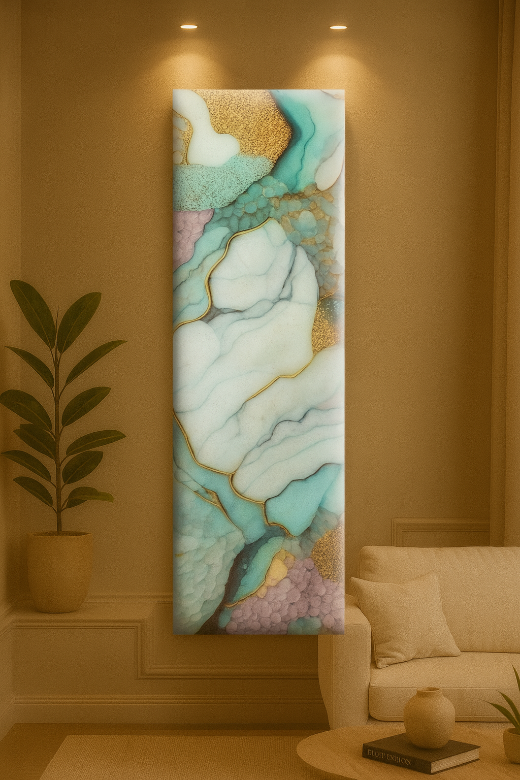 Crystal Shores- 4' x 2' Wall Panel