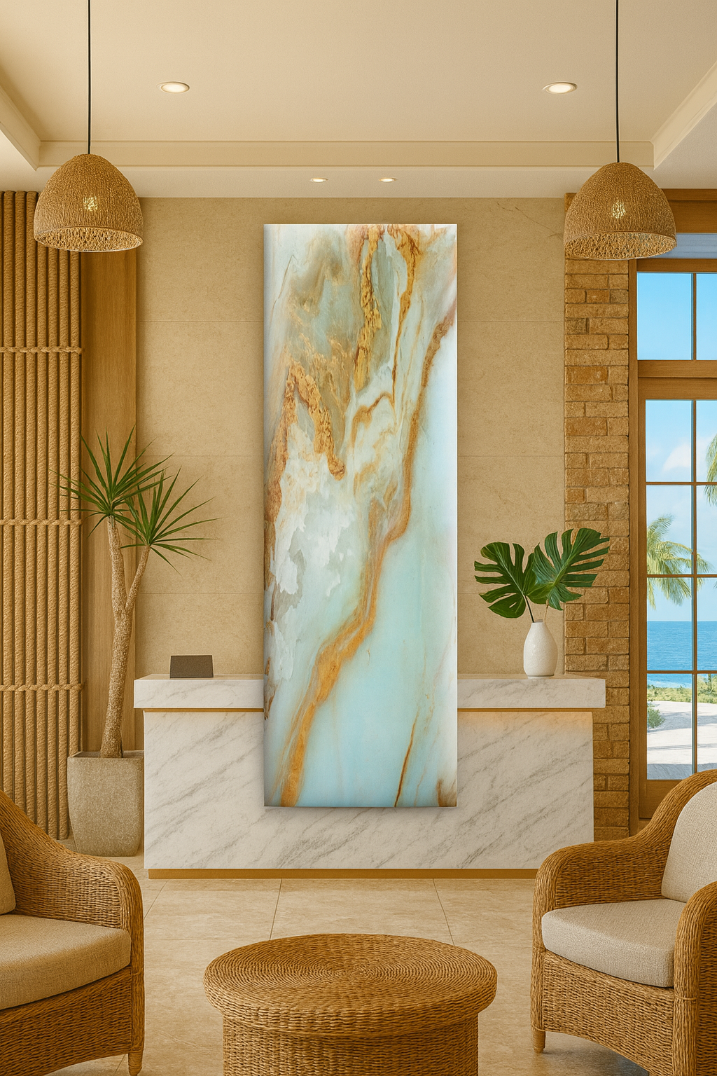 Sandstone Drift- 4'x2' Wall Panel