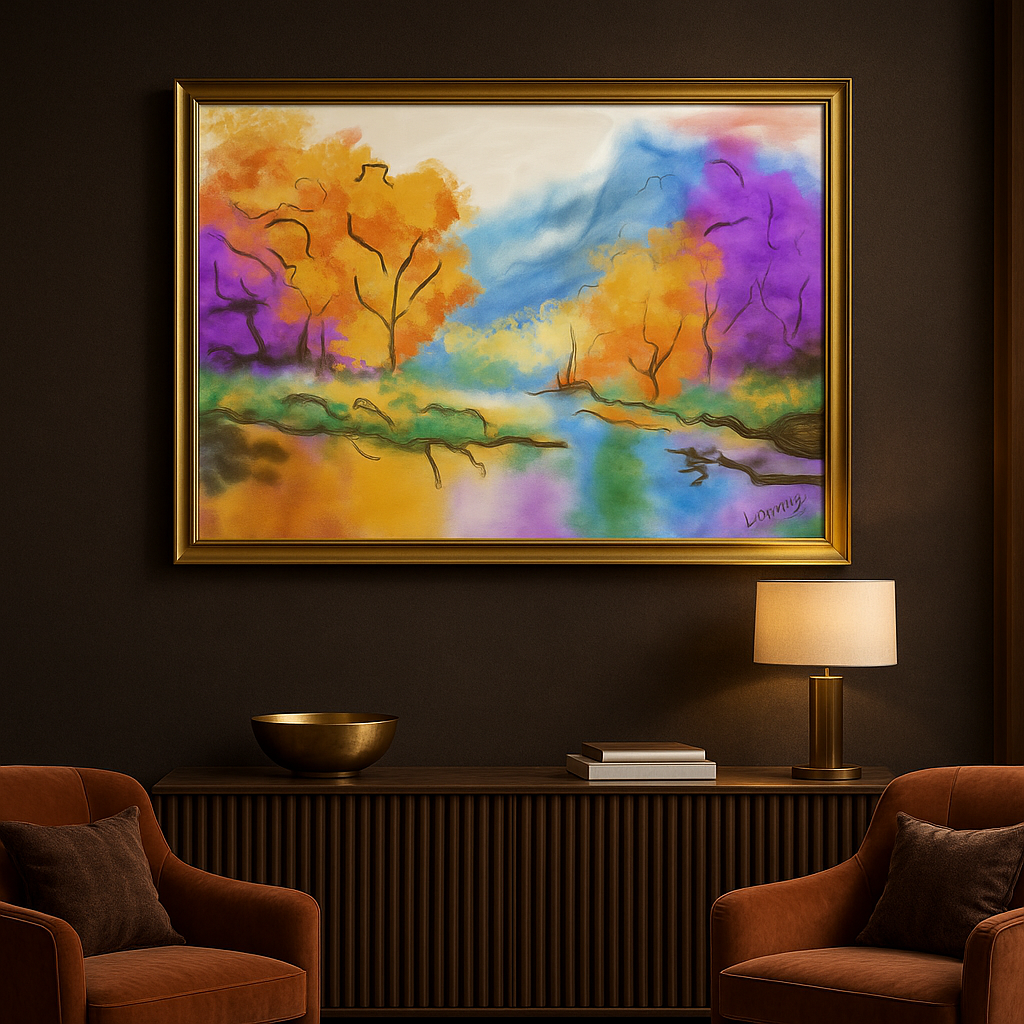 Rituvan – Reflections of the Seasons Art Panel (3 ft × 2 ft)