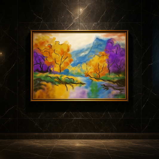 Rituvan – Reflections of the Seasons Art Panel (3 ft × 2 ft)