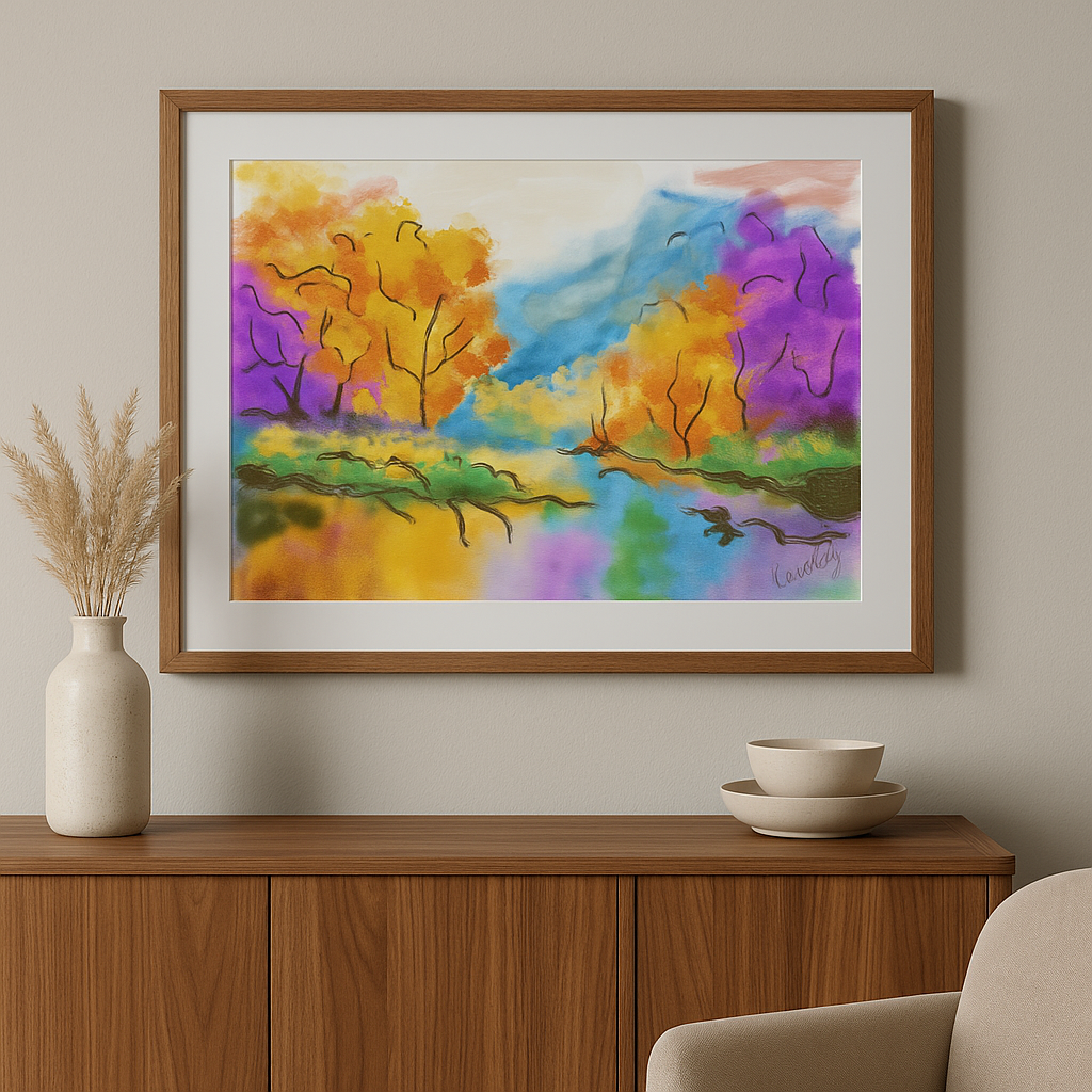 Rituvan – Reflections of the Seasons Art Panel (3 ft × 2 ft)