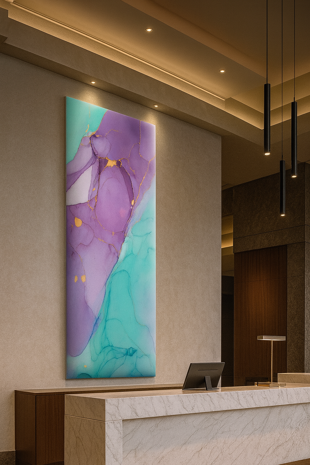 Lavender Drift- 4' x 2' Wall Panel