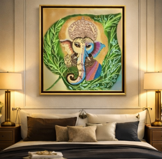 Pratham Prerna  Handcrafted Wall Art | 18 × 18 Inches