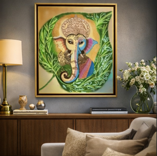 Pratham Prerna  Handcrafted Wall Art | 18 × 18 Inches