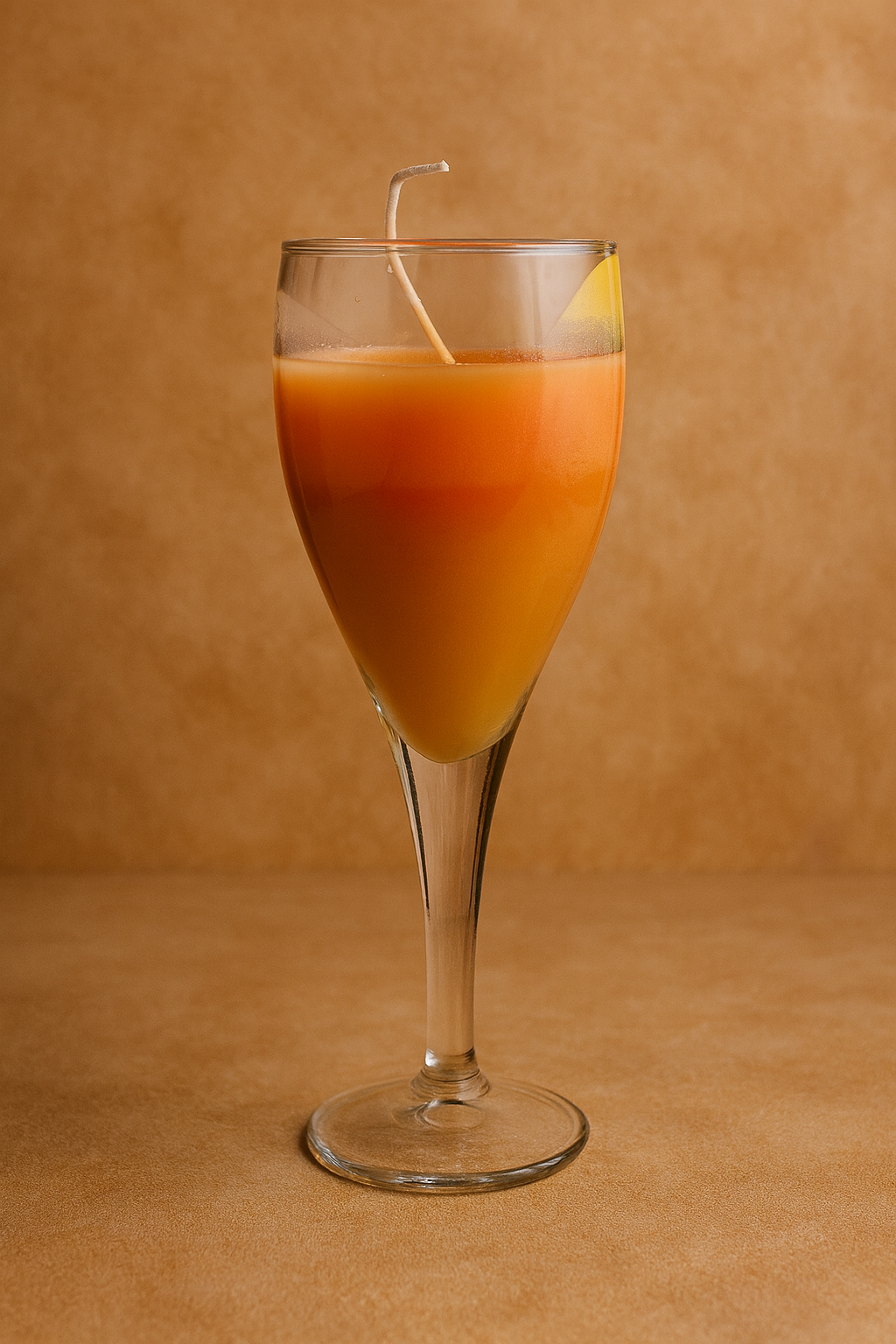 Solara Zest – Citrus Glow Stem Candle