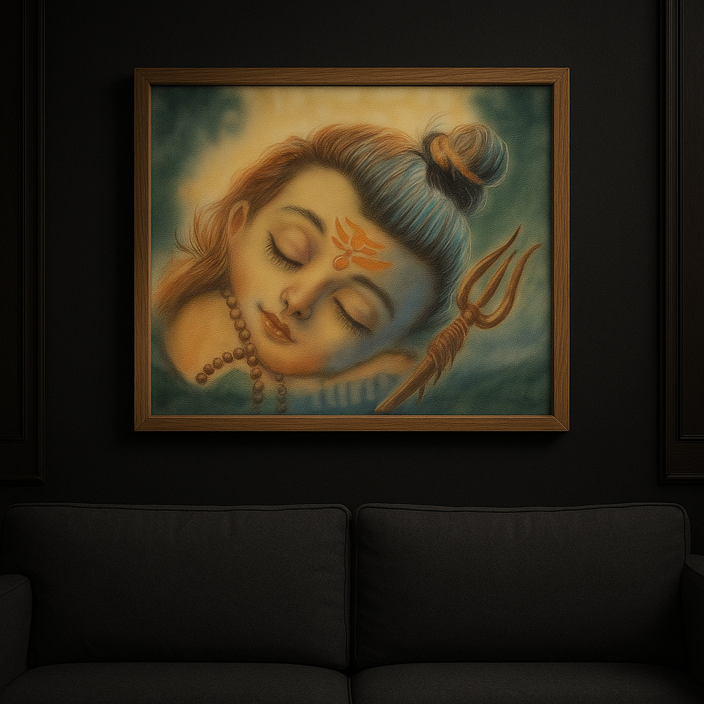 Shivaananda – Essence of Eternal Calm Art Panel (3 ft × 2 ft)