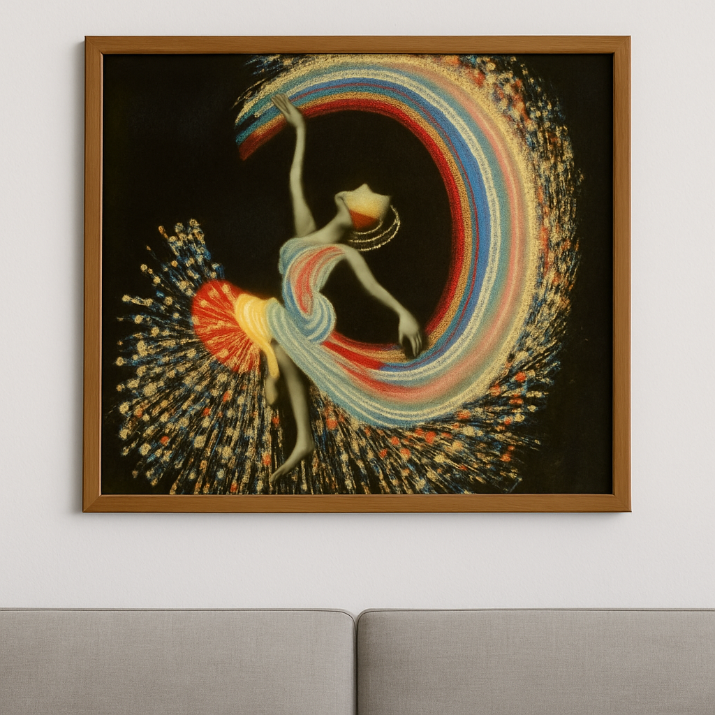 Nritya Aura – Handcrafted Dance Art Panel (2 ft × 2 ft)