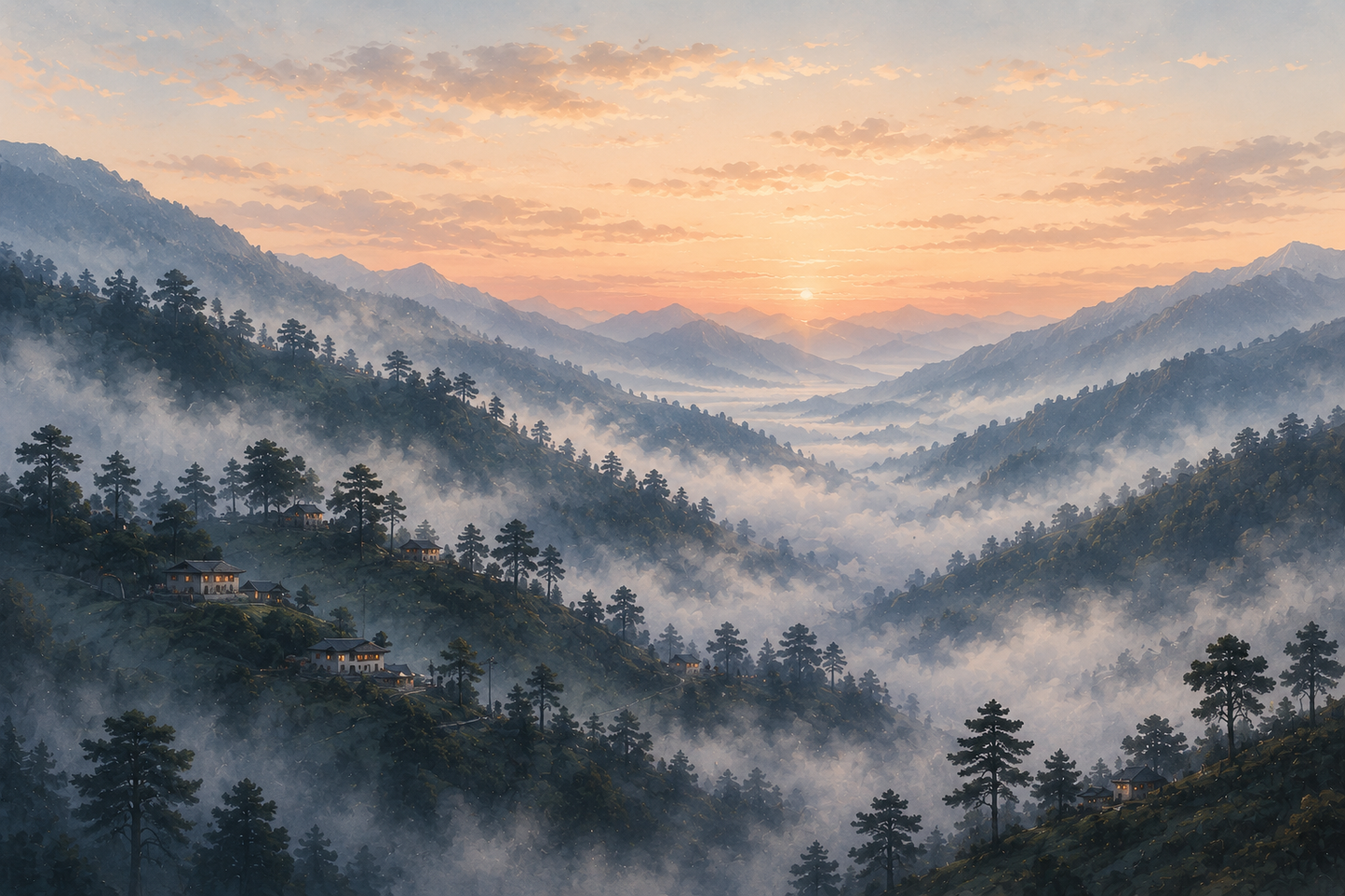MIST OVER KUMAON